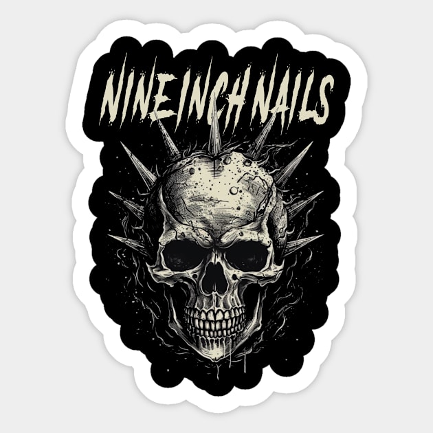 NINE INCH NAILS BAND Sticker by Renata's